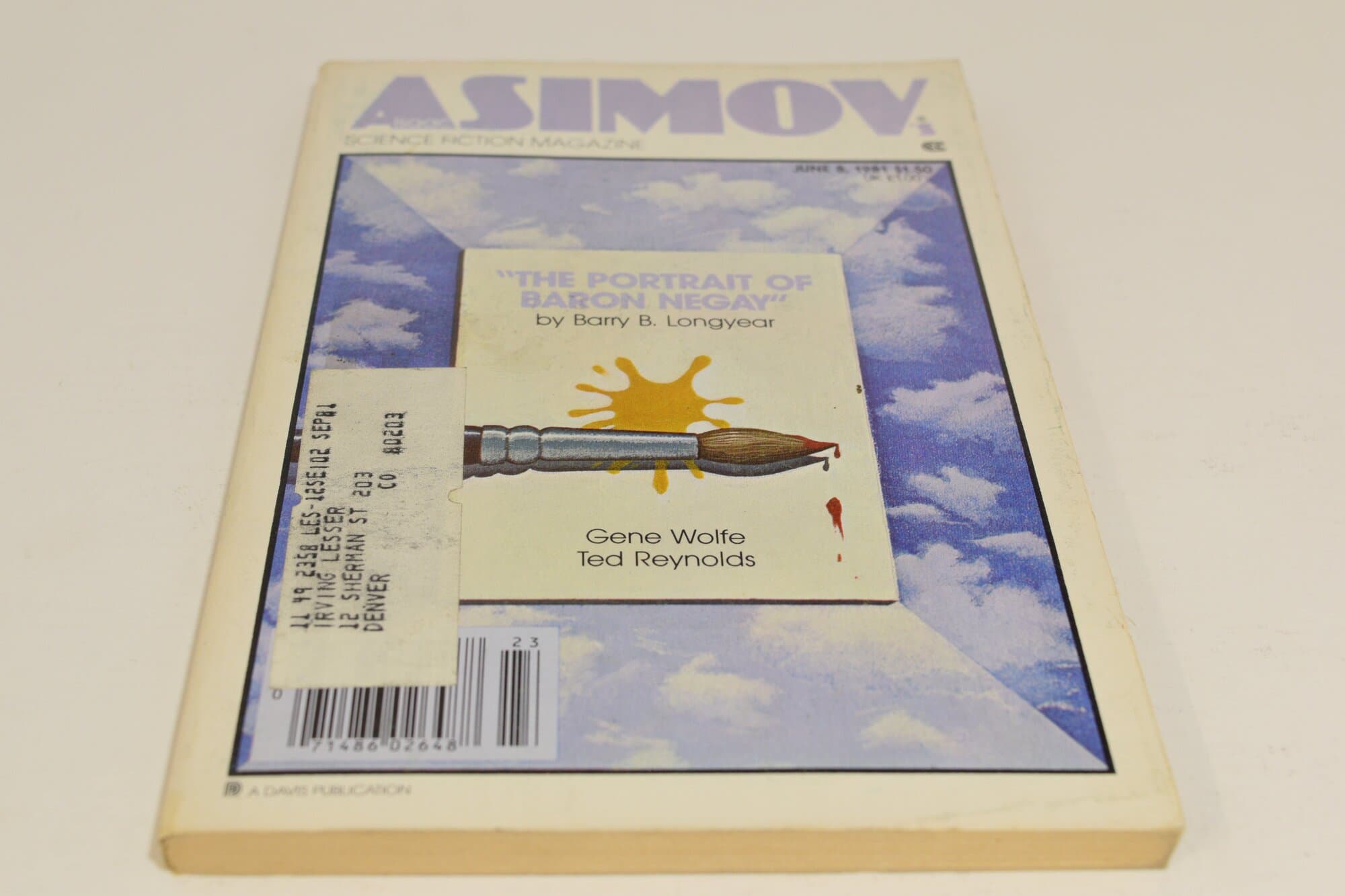 Isaac Asimov's Science Fiction Magazine — June 8, 1981 main photo